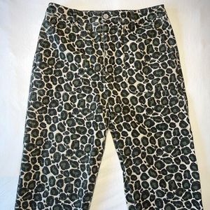 Leopard Print Jeans